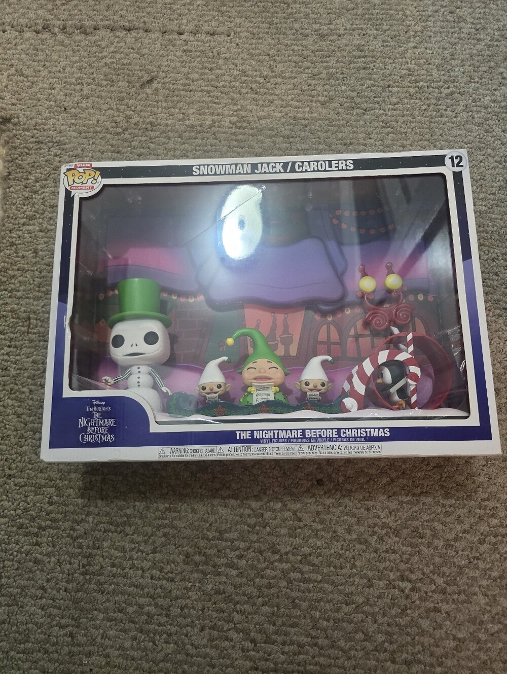 Funko The Nightmare Before Christmas Snowman Jack & Carolers - Green/White/Red